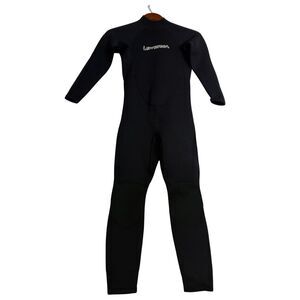 Lemorecn Womens Wetsuit Size 12 Black Full Body Long Sleeve Neoprene Back Zip